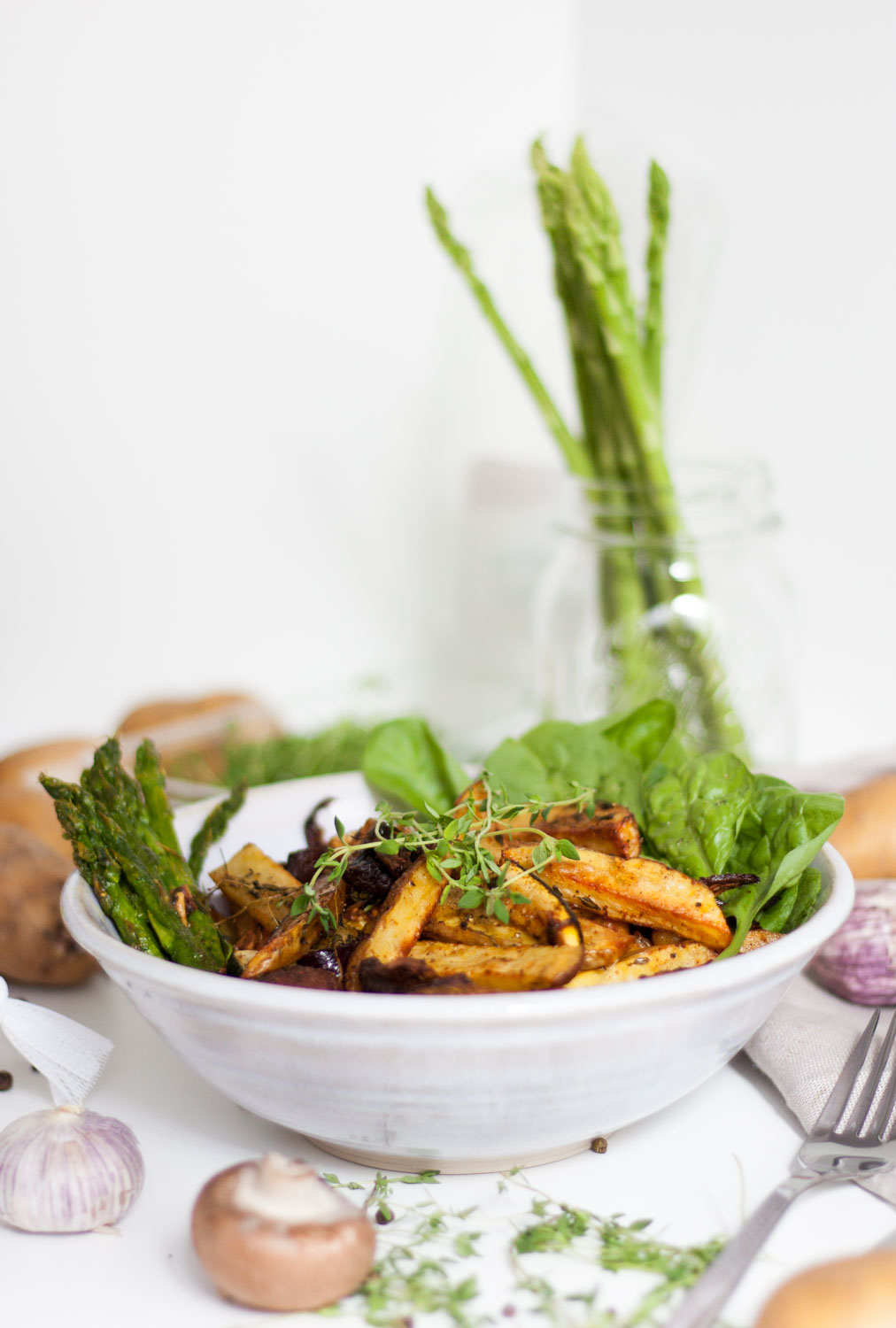 Healthy-Lunchbowl-Spinat-Kichererbsen-Kartoffel-Clean-Eating-Foodblogger-Austria-Giveherglitter-2