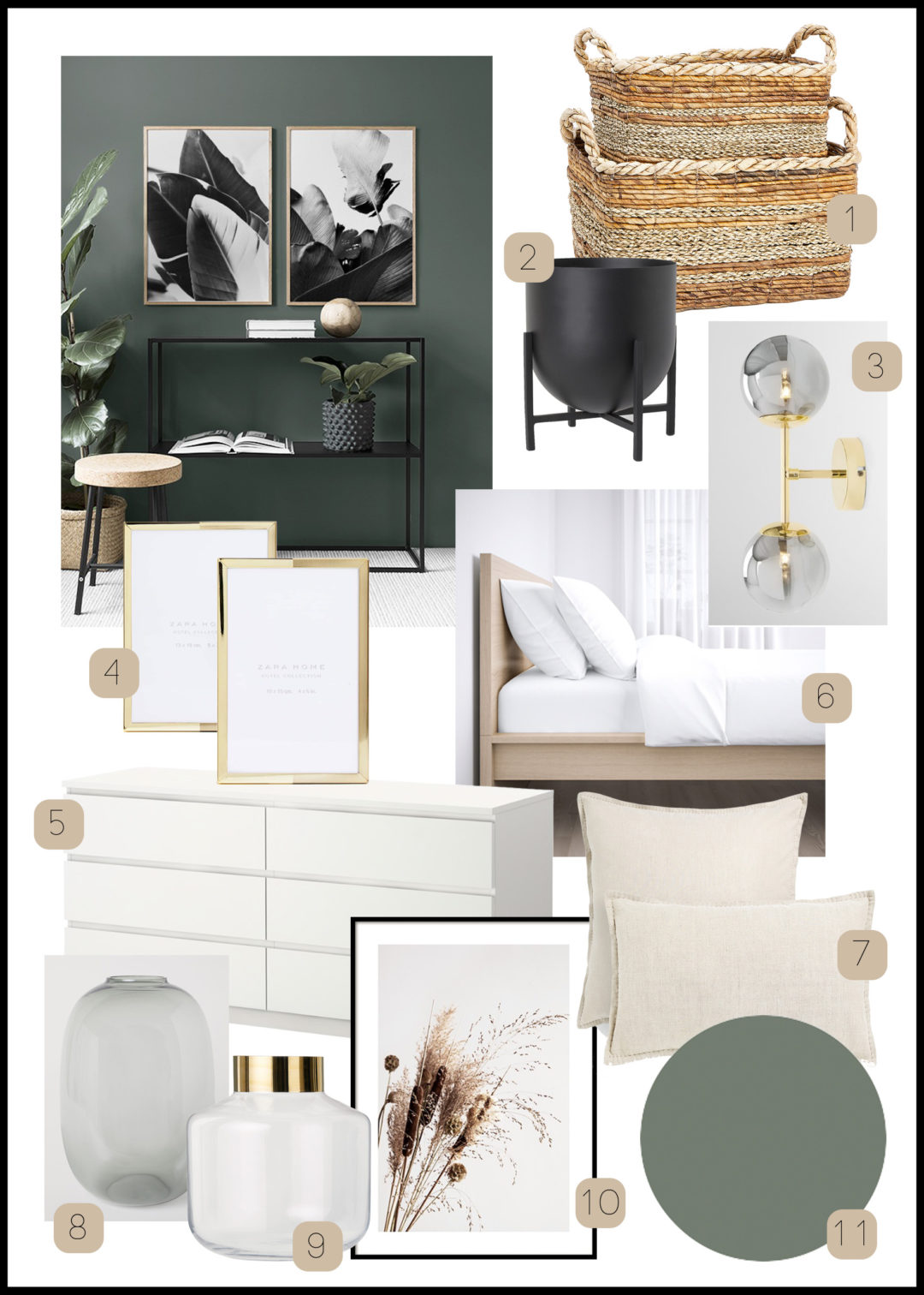 Interior Moodboard: Schlafzimmer - giveherglitter